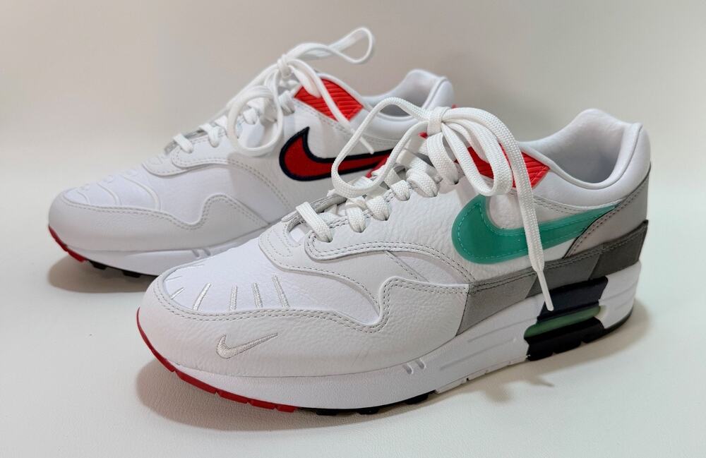 Nike Air Max 1 Evolution of Icons EOI White Multicolor CW6541-100 Men's Size 8